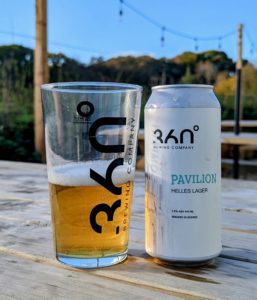 Pavilion, helles, lager, new, craft, beer, 360, degree, brewing,